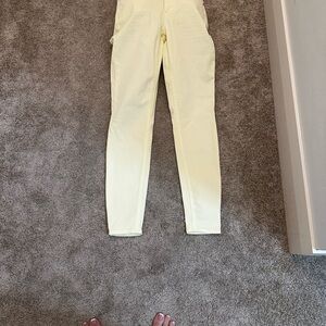 White House Black Market Yellow Skinny Jeans